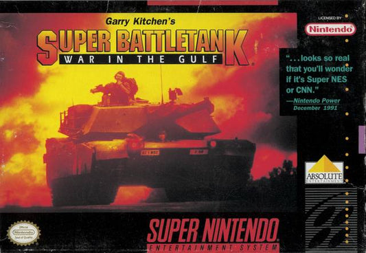 SUPER BATTLETANK: WAR IN THE GULF  - SNES (W/BOX)