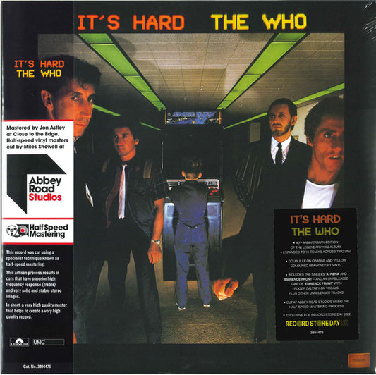 THE WHO - IT'S HARD (40TH ANNIVERSARY) (VINYL)