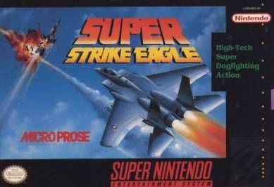 SUPER STRIKE EAGLE  - SNES (W/BOX)