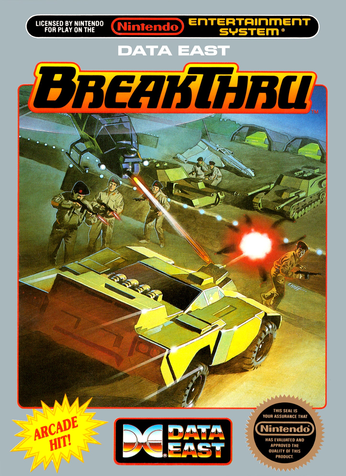 BREAKTHRU  - NES (W/BOX & MANUAL)