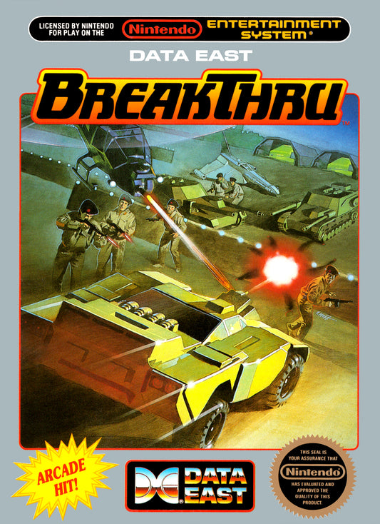 BREAKTHRU  - NES (W/BOX & MANUAL)