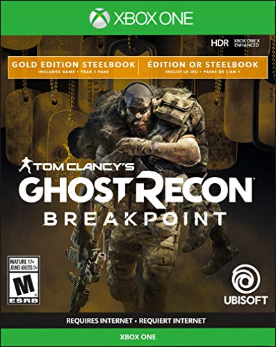 TOM CLANCYS GHOST RECON BREAKPOINT GOLD STEELBOOK - XBOX ONE