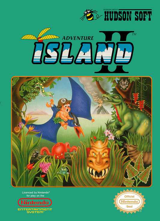 ADVENTURE ISLAND II  - NES (W/BOX)