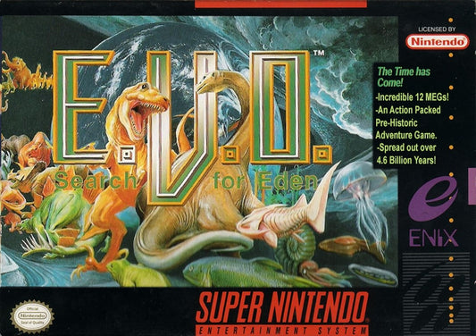 EVO: THE SEARCH FOR EDEN  - SNES