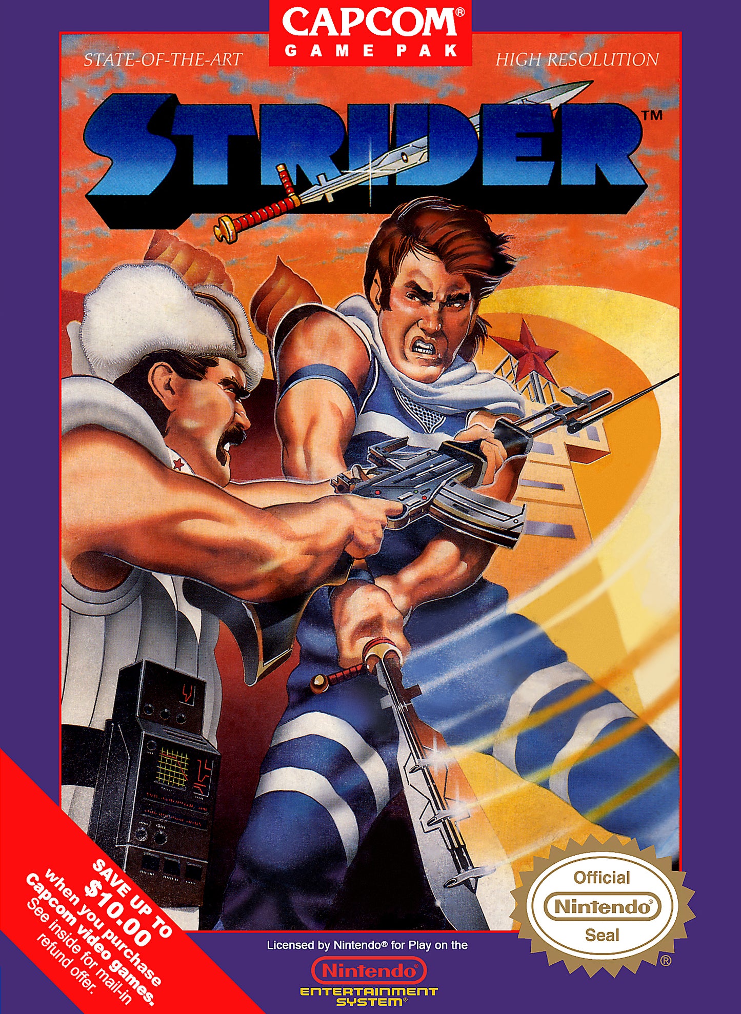 STRIDER  - NES (W/BOX)