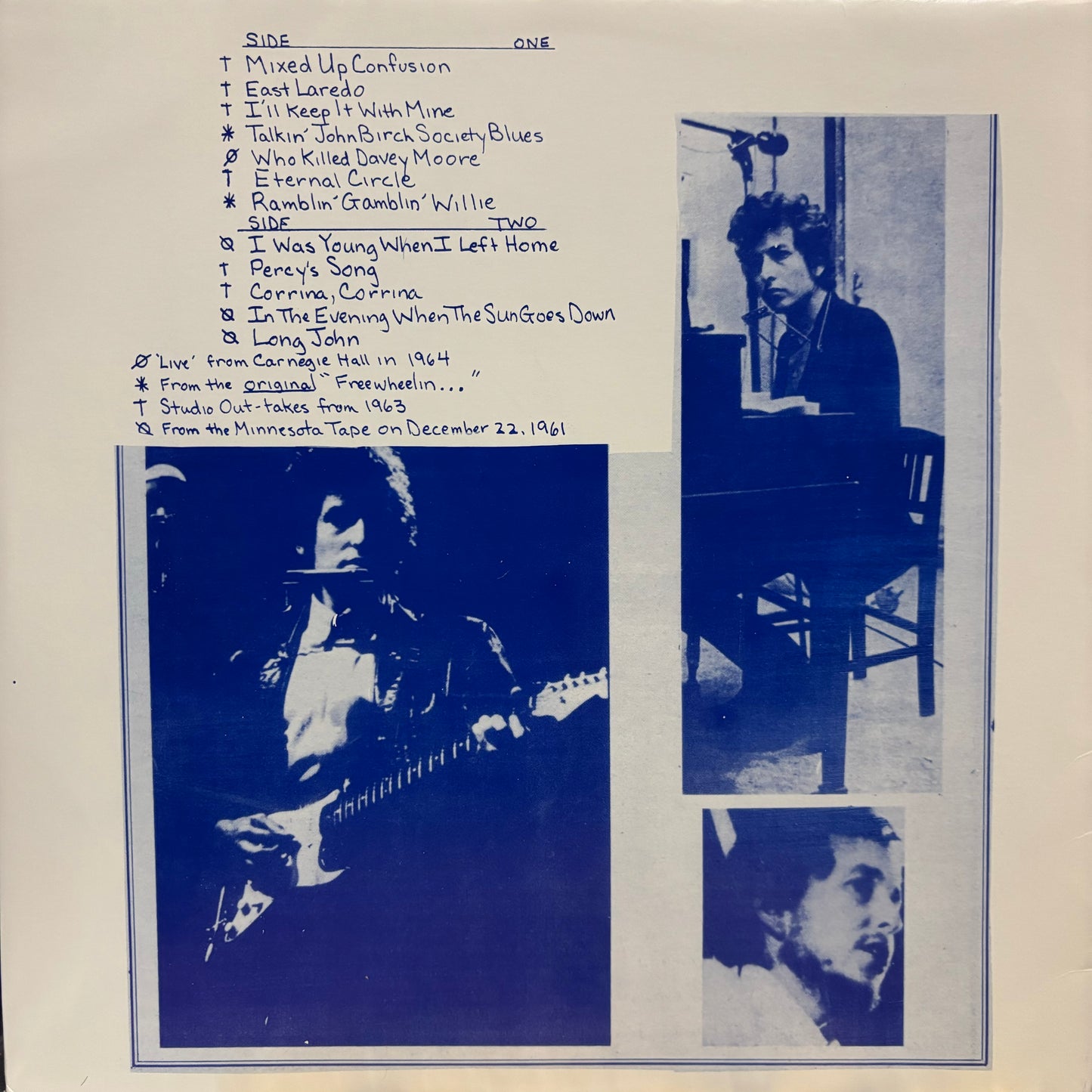 Bob Dylan - John Birch Society Blues (Used LP)