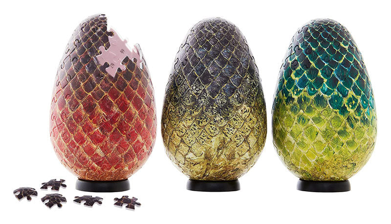 GAME OF THRONES: DRAGONS EGGS (4") - 3D PUZZLE-80PCS-SET OF 3