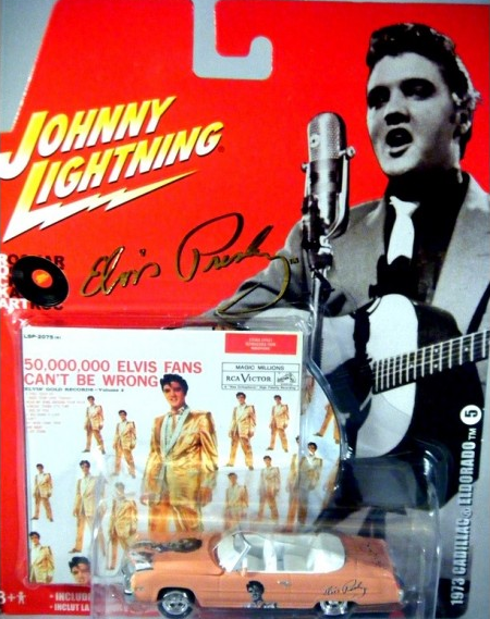 ELVIS: 50 MIL. FANS-1973 CADILLAC ELDORA - JOHNNY LIGHTNING-2005