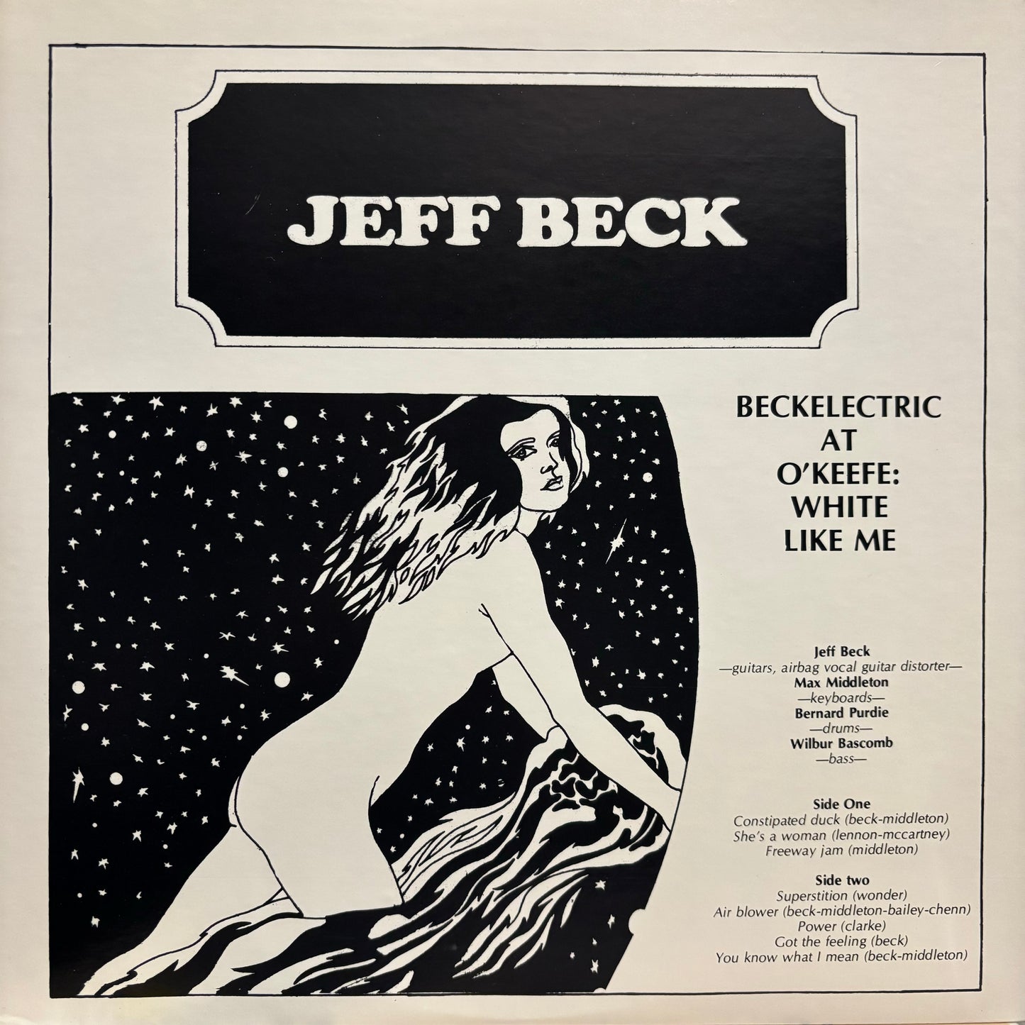 Jeff Beck - Beckelectric At O'Keefe: White Like Me (Used LP)