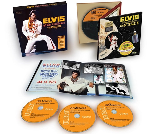 PRESLEY, ELVIS  - ALOHA FROM HAWAII VIA SATELLITE (3CDS/BL