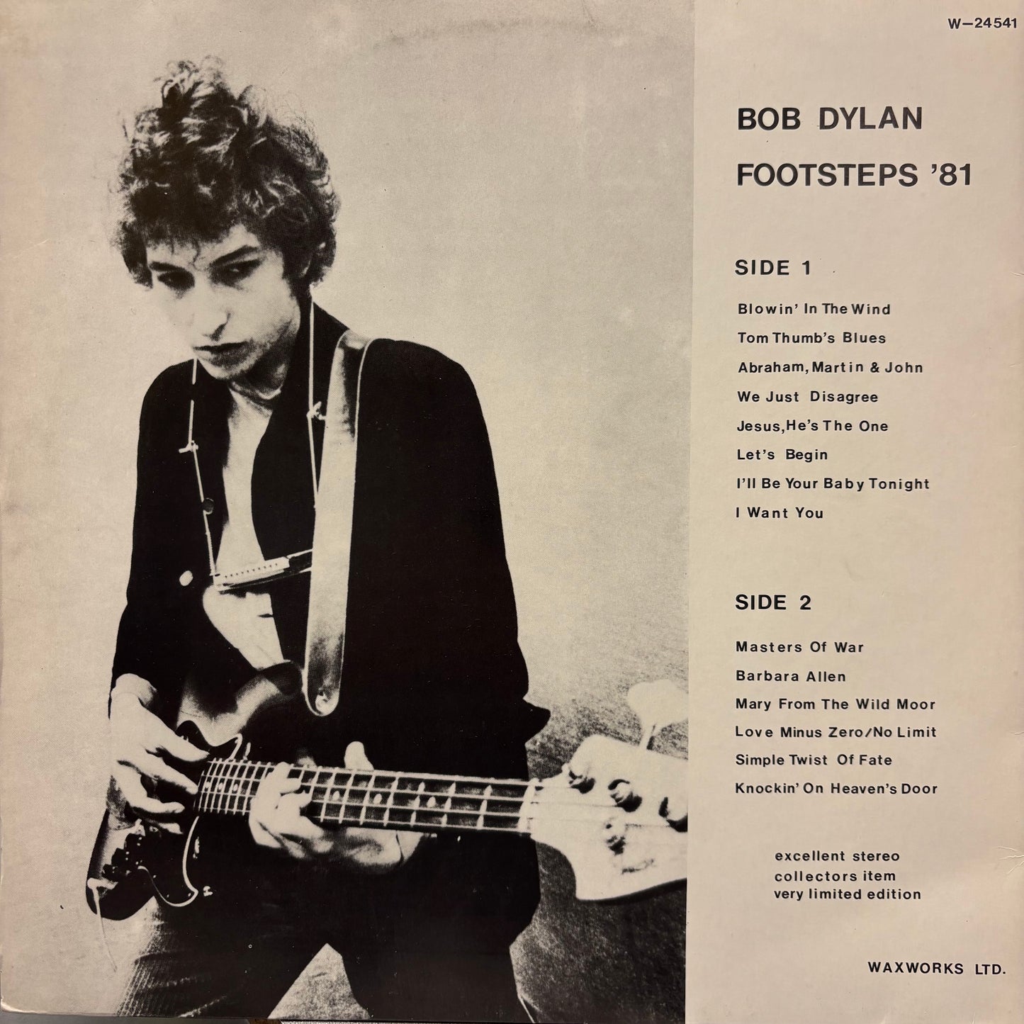 Bob Dylan - Footsteps '81 (Used LP)