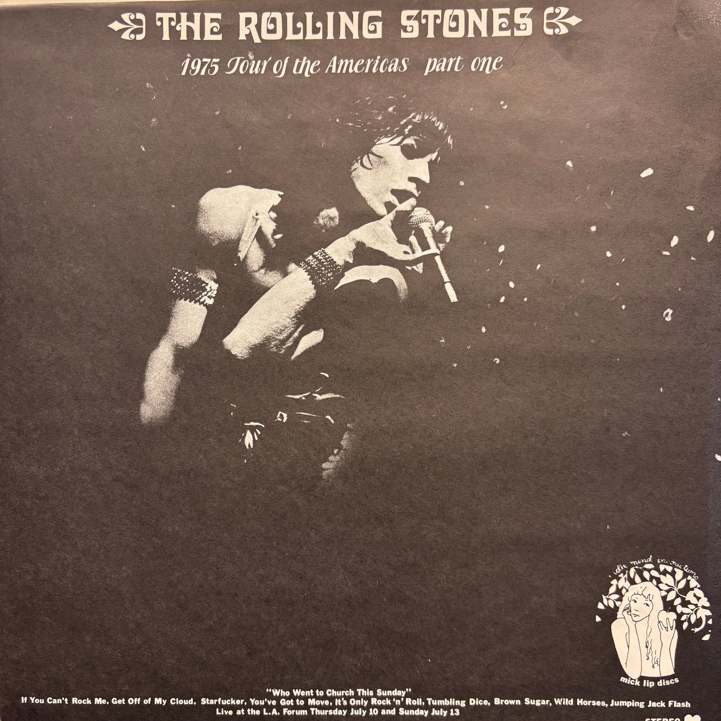 Rolling Stones - 1975 Tour Of The Americas, Part One (Used LP)