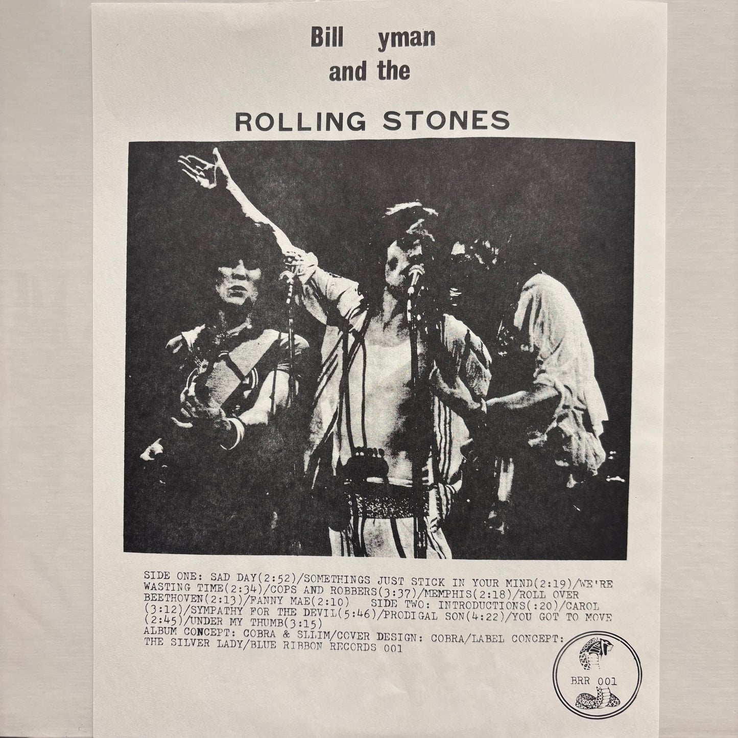 Rolling Stones - Bill yman & The Rolling Stones (Used LP)