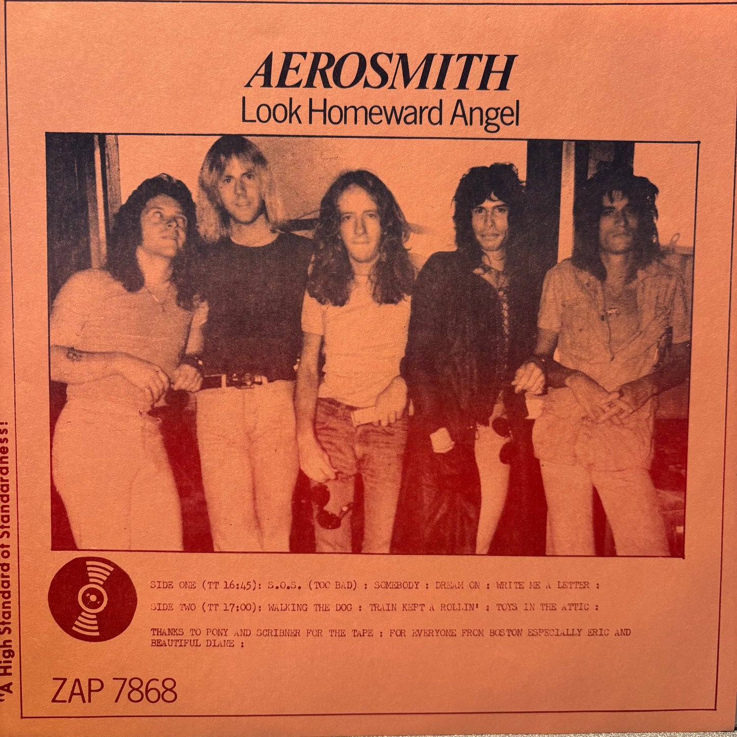 Aerosmith - Look Homeward Angel (Used LP)