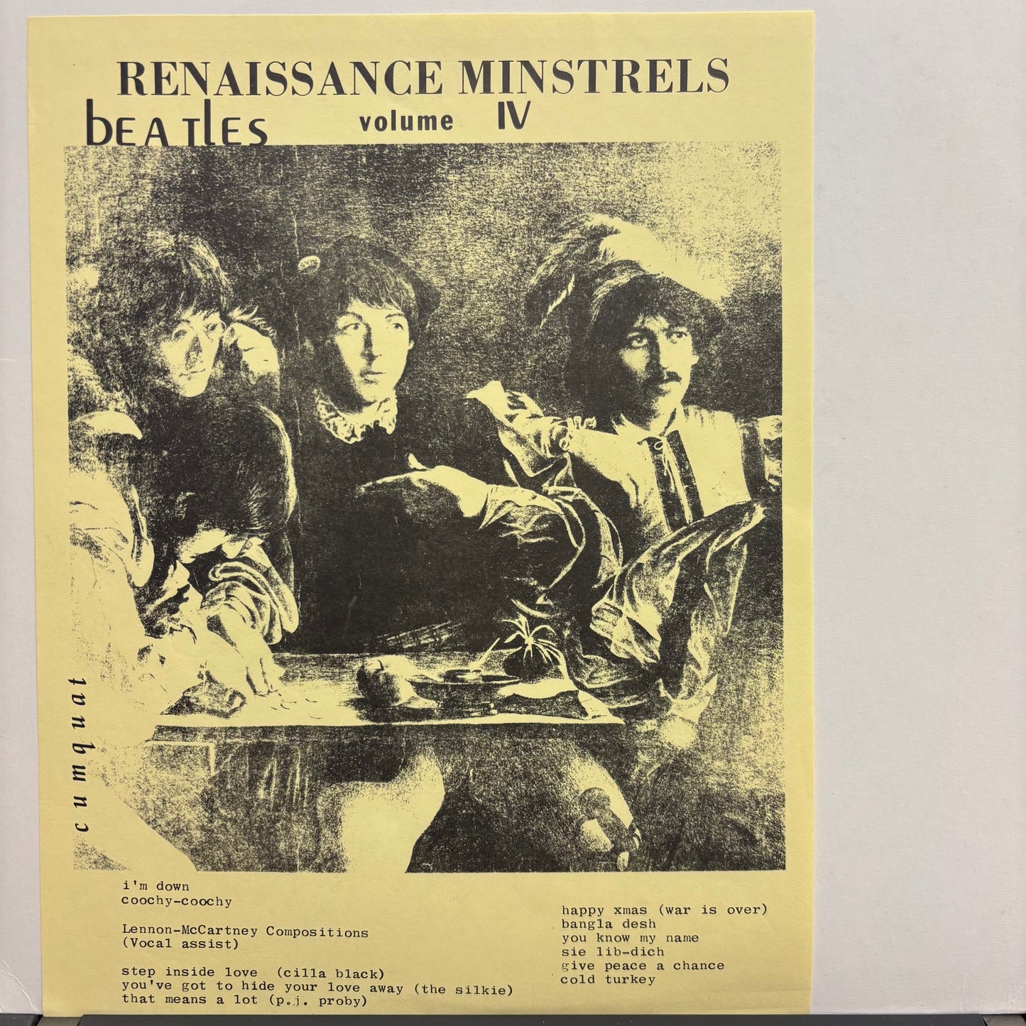 Beatles - Renaissance Minstrels Volume IV (Used LP)