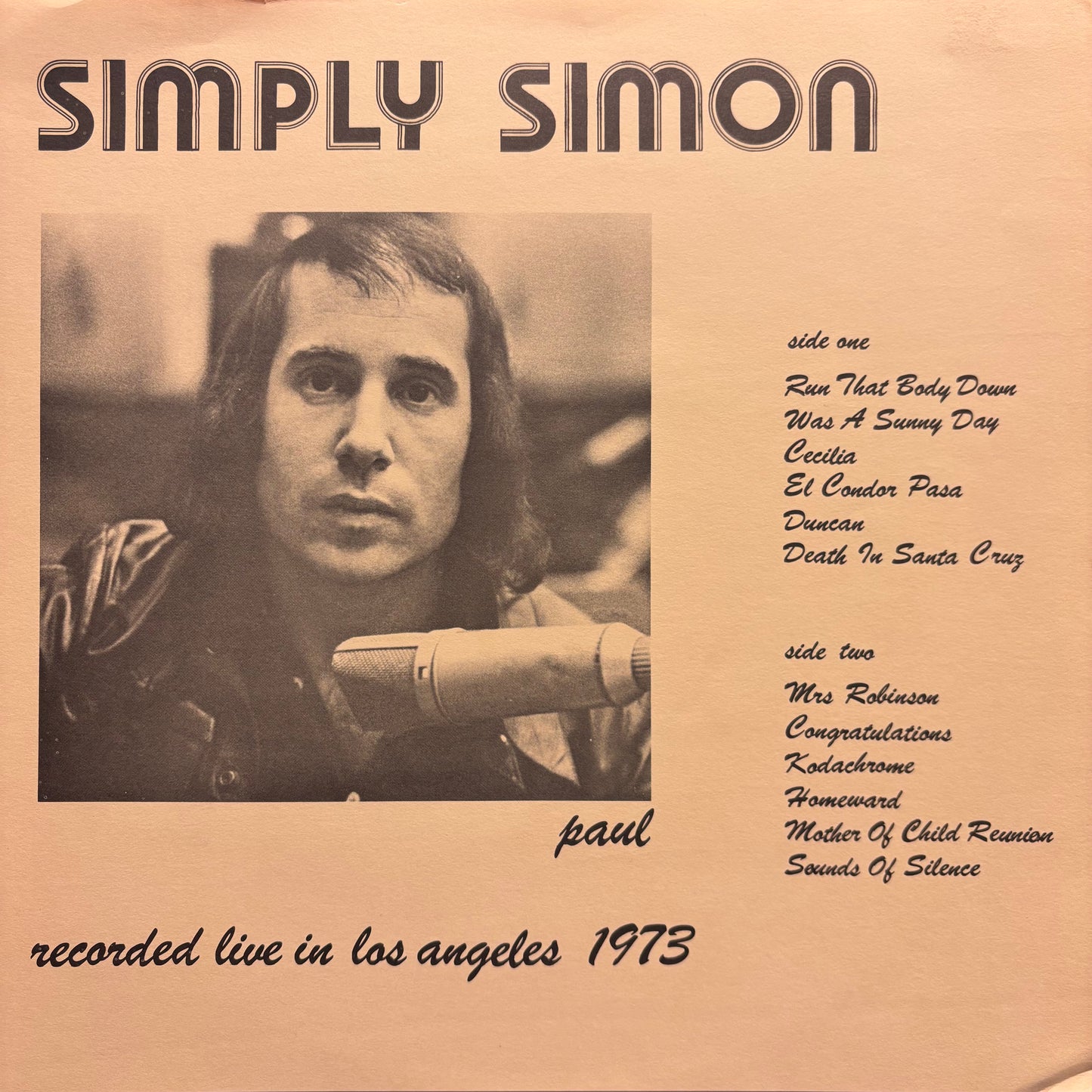 Paul Simon - Simply Simon (Used LP)