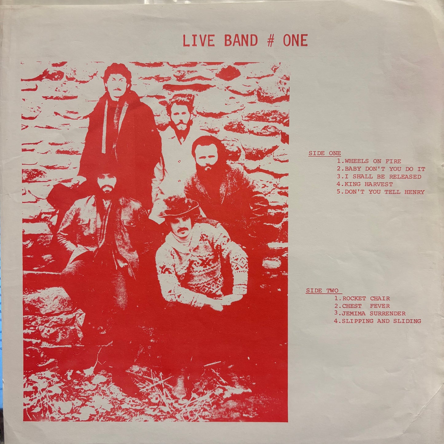 Band - Live Band # One (Used LP)