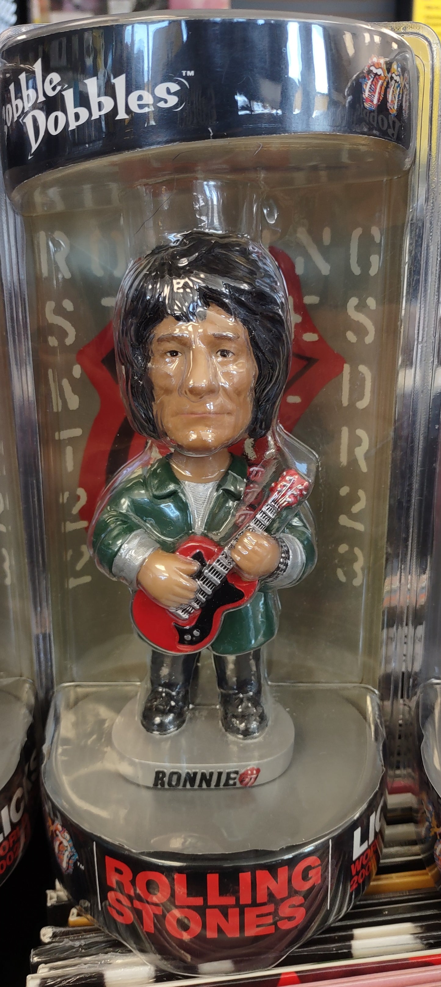 ROLLING STONES: KEITH/MICK/RONNIE/CHARLI - BOBBLE DOBBLES-LICKS-SET OF 4