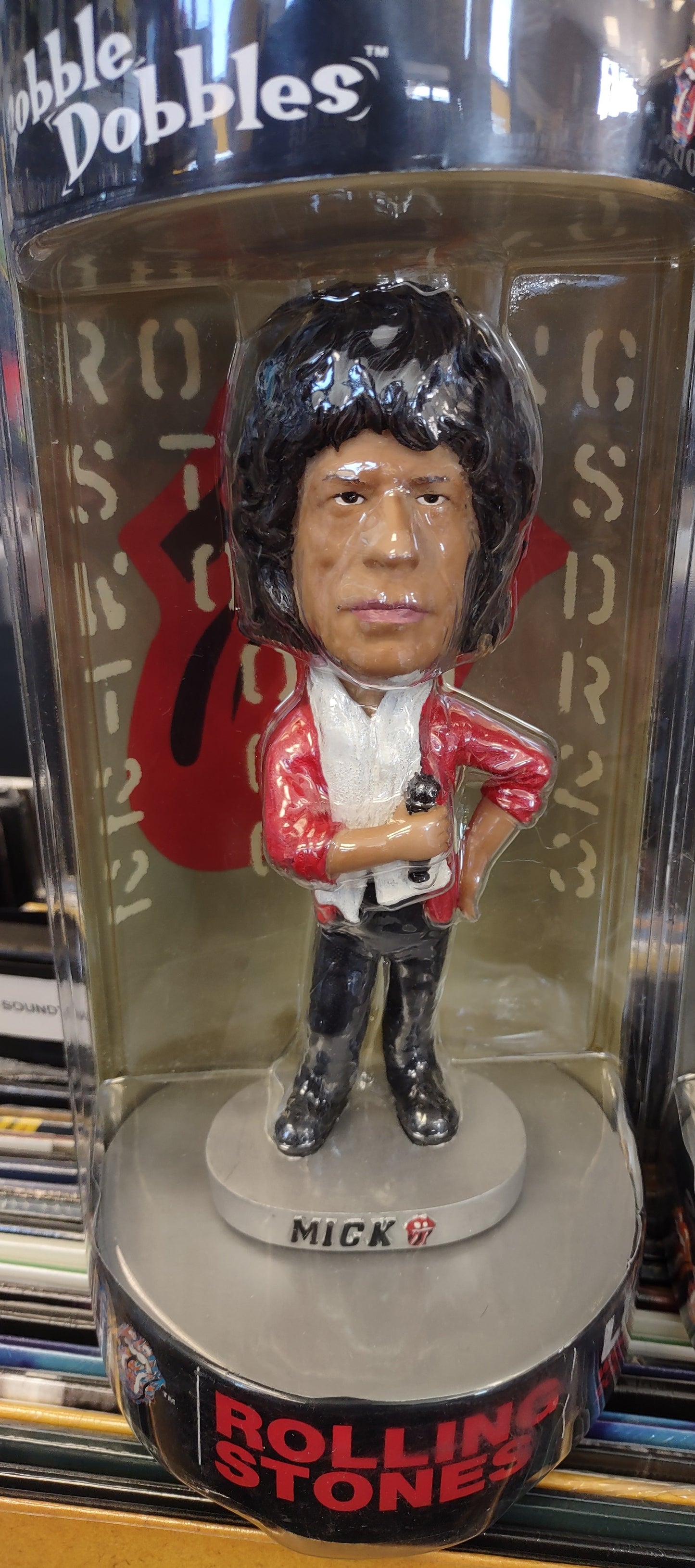 ROLLING STONES: KEITH/MICK/RONNIE/CHARLI - BOBBLE DOBBLES-LICKS-SET OF 4