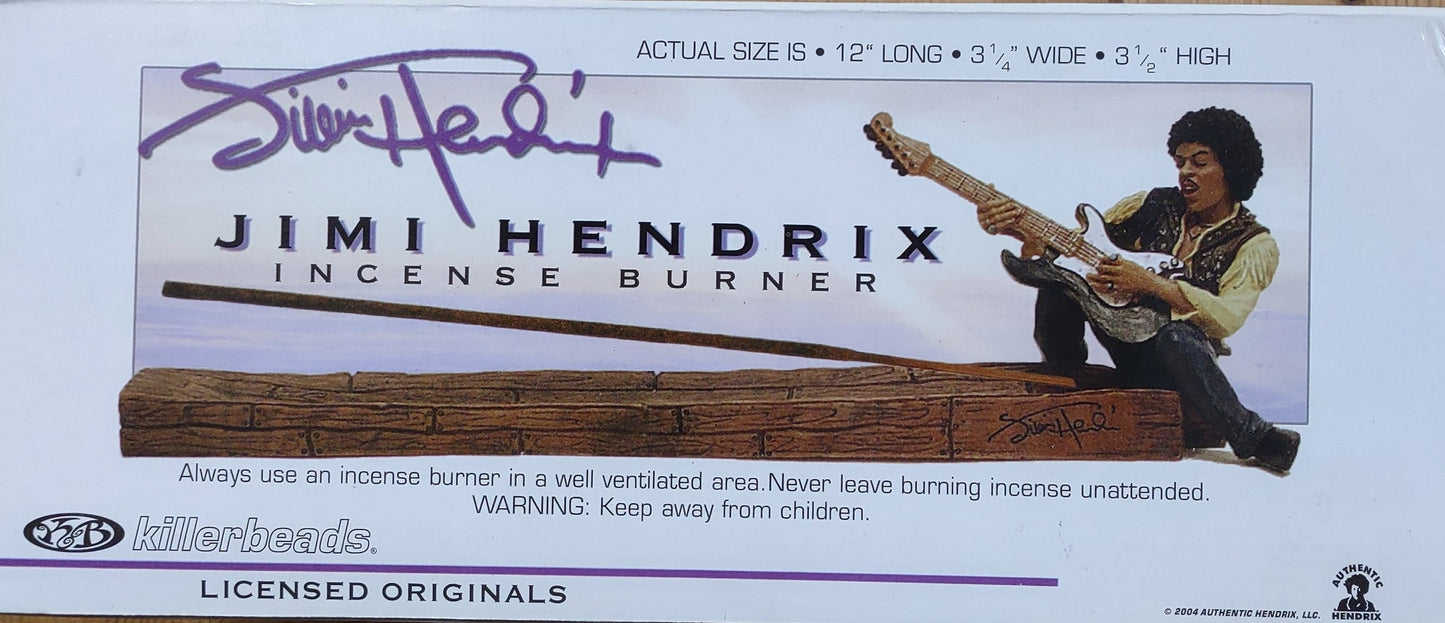 JIMI HENDRIX: INCENSE BURNER - KILLERBEADS-2004 (DAMAGED BOX)