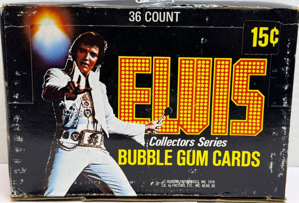 ELVIS: BUBBLE GUM GARDS (36 COUNT) - COLLECTORS SERIES-1978