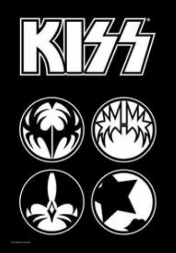 KISS SYMBOLS - HEART FLAG