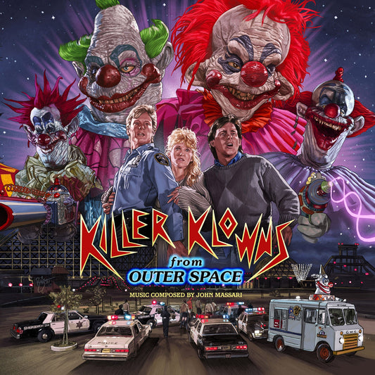 John Massari - Killer Klowns From Outer Space OST (150G/“Klownzilla” Pinwheel Colored Vinyl)