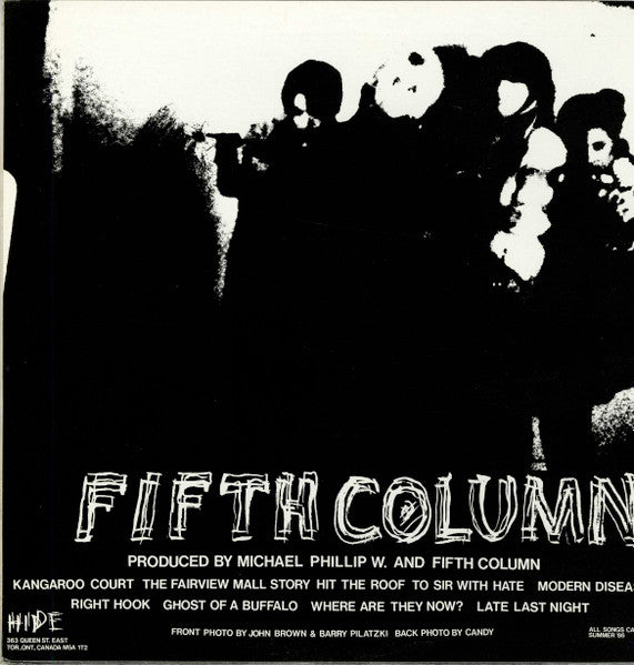 Fifth Column - To Sir With Hate (Used LP)