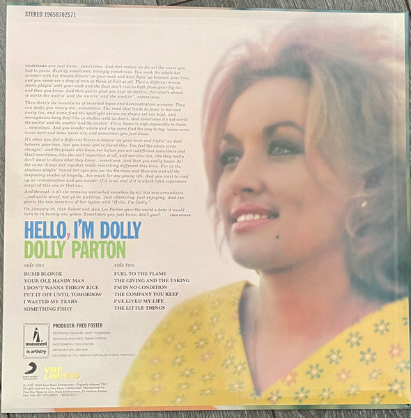 Dolly Parton - Hello, I'm Dolly (Flame Galaxy) (Used LP)