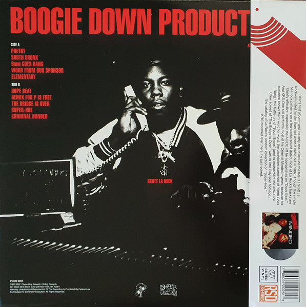 Boogie Down Productions - Criminal Minded (Silver) (Used LP)