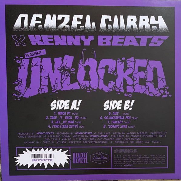 Denzel Curry X Kenny Beats - Unlocked (Sealed) (Used LP)