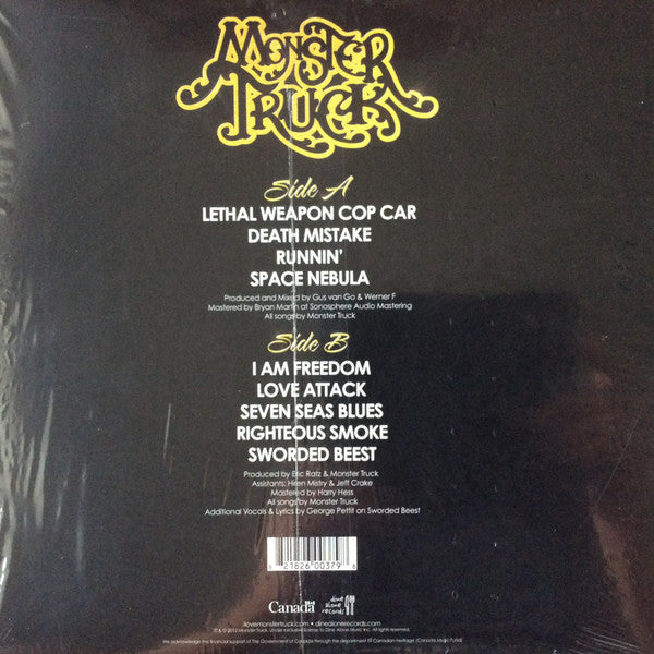 Monster Truck - Don't Fuck With The Truck Collection (Gold W/Black Smoke) (Sealed) (Used LP)