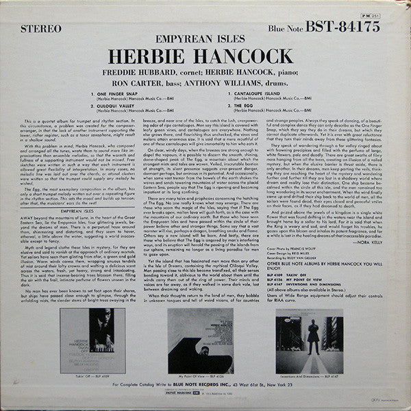 Herbie Hanckcock - Empyrean Isles (Used LP)