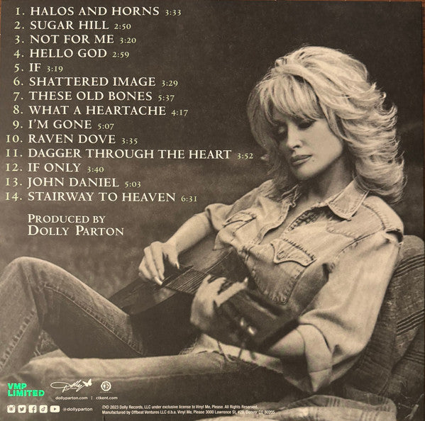 Dolly Parton - Halos & Horns (Blue Galaxy) (Used LP)