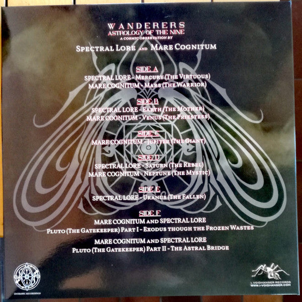 Spectral Lore & Mare Cognitum - Wanderers: Astrology Of The Nine (Orange W/Black Marble) (Used LP)