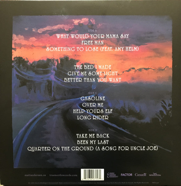 Mat Andersen - Halfway Home (Signed) (Sealed) (Used LP)