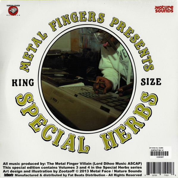 Metal Fingers - Special Herbs Volume 3 & 4 (Used LP)