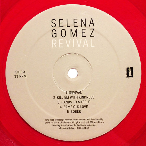 Selena Gomez - Revival (Red) (Used LP)