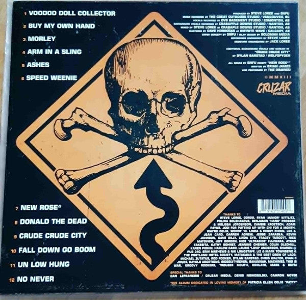 SNFU - Never Trouble Trouble Until Trouble Troubles You (Signed) (Orange) (Used LP)