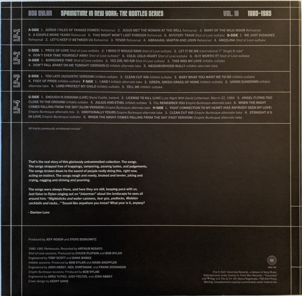 Bob Dylan - Springtime In New York: Bootleg Series Vol. 6 (Sealed) (Used LP)