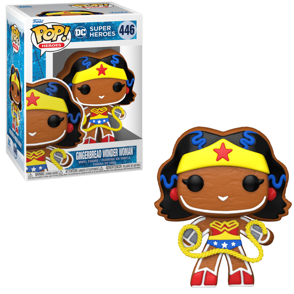 DC SUPER HEROES: GINGERBREAD WONDER WOMAN #446 - FUNKO POP!