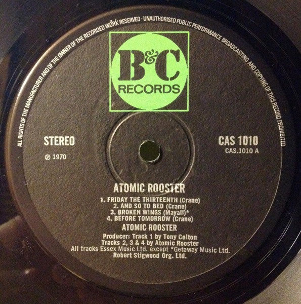 Atomic Rooster - Atomic Rooster (Used LP)