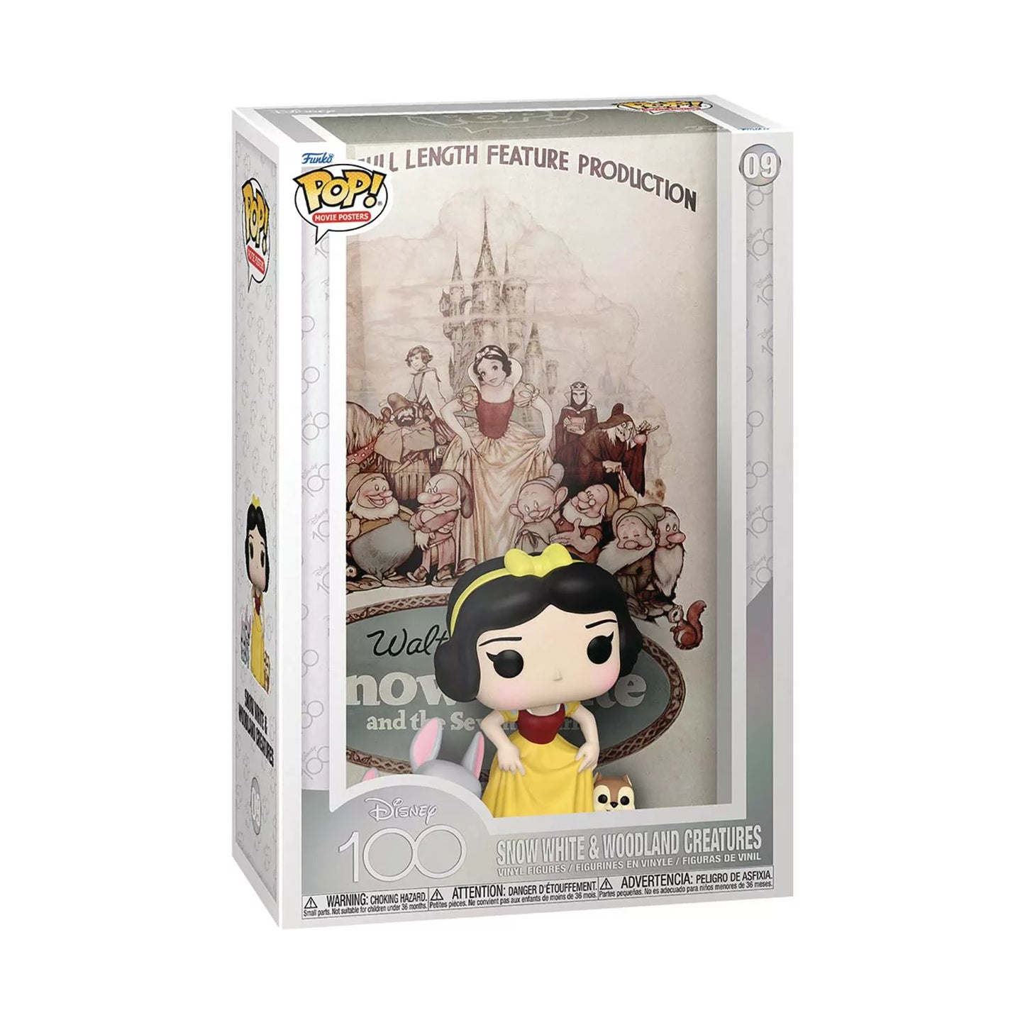 SNOW WHITE & THE WOODLAND CREATURES #09 - FUNKO POP!-MOVIE POSTER (11”W x 17”H x 5.5”D)