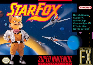 STAR FOX  - SNES (W/BOX & MANUAL)