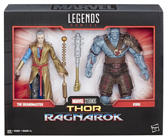 THOR: RAGNAROK: GRANDMASTER/KORG - LEGENDS SERIES-2 PACK (DAMAGED BOX)