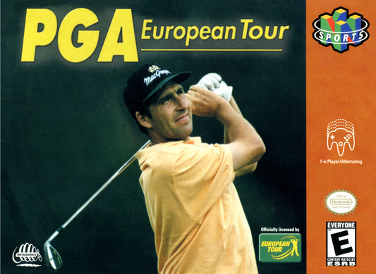 PGA EUROPEAN TOUR  - N64 (W/BOX & MANUAL)