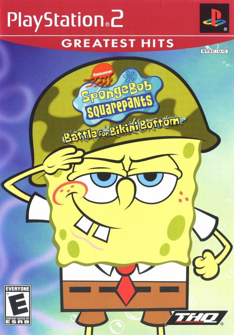 SPONGEBOB SQUAREPANTS: BATTLE (GR HITS E  - PS2