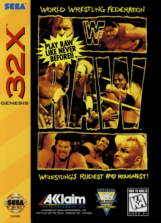 WWF RAW  - 32X