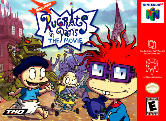 RUGRATS IN PARIS  - N64 (W/BOX & MANUAL)