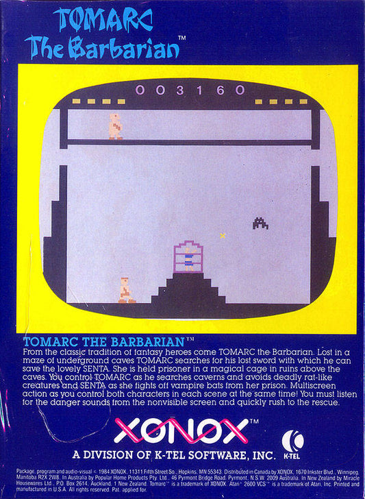 TOMARC THE BARBARIAN  - COLECO